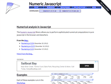 Tablet Screenshot of numericjs.com